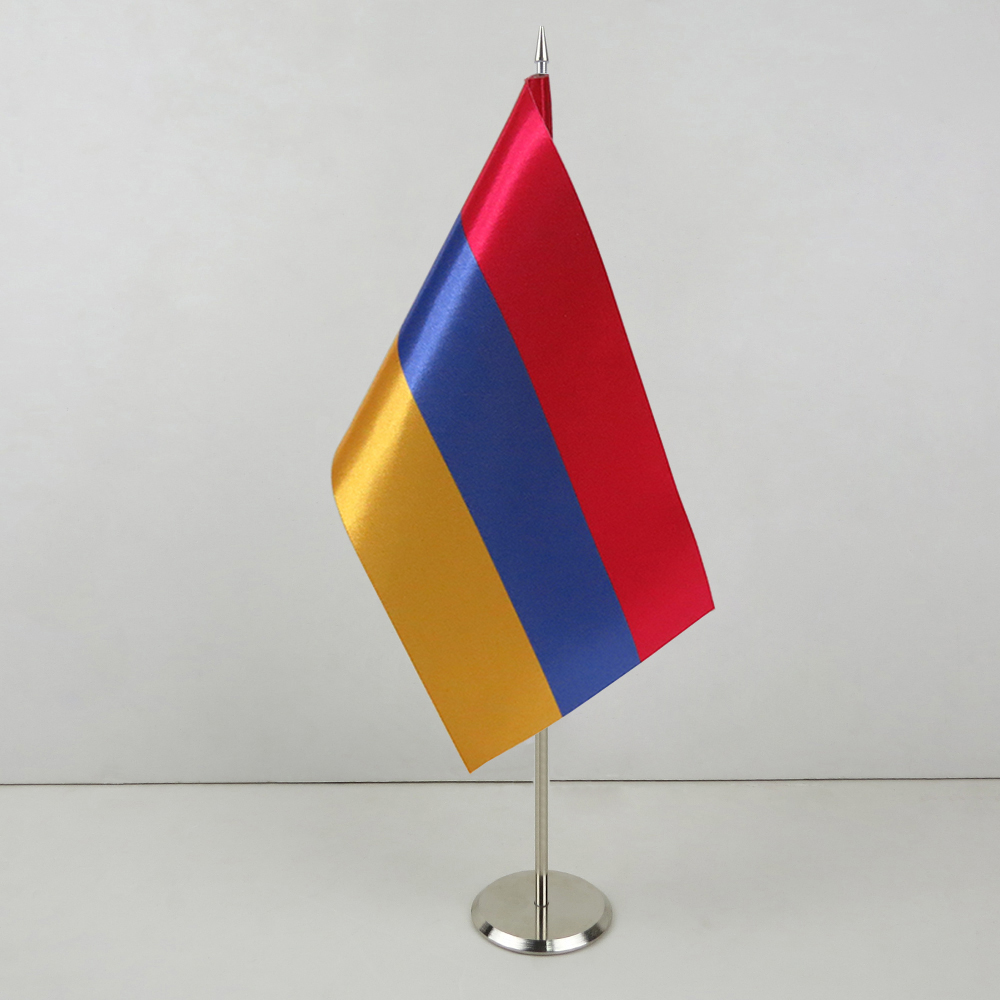Флажок Армении на металической подставке Флажок Армении на металической подставке